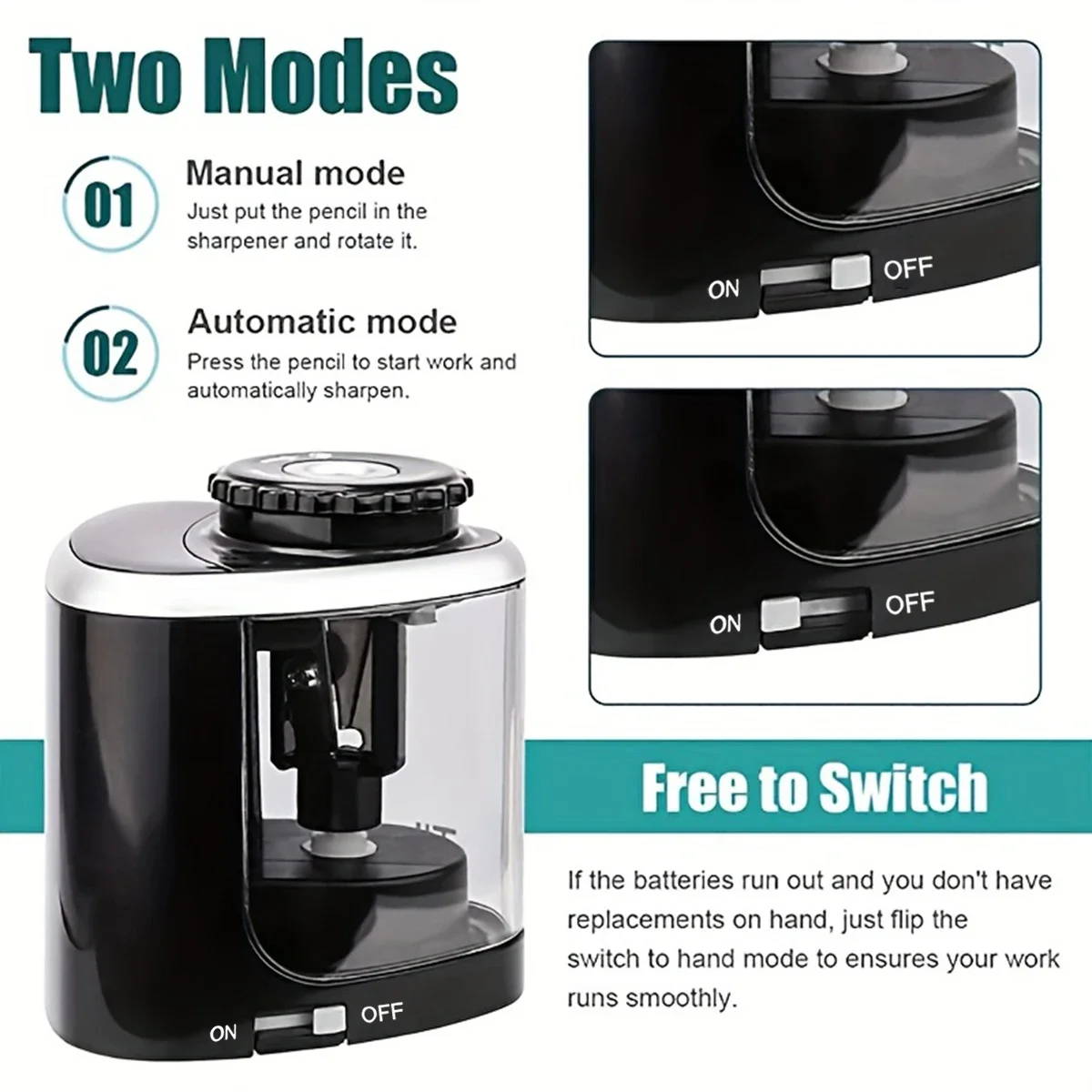 مبراة كهربائية تجميع سطح المكت - مراجعة Electric Pencil Sharpener Usb وسعره