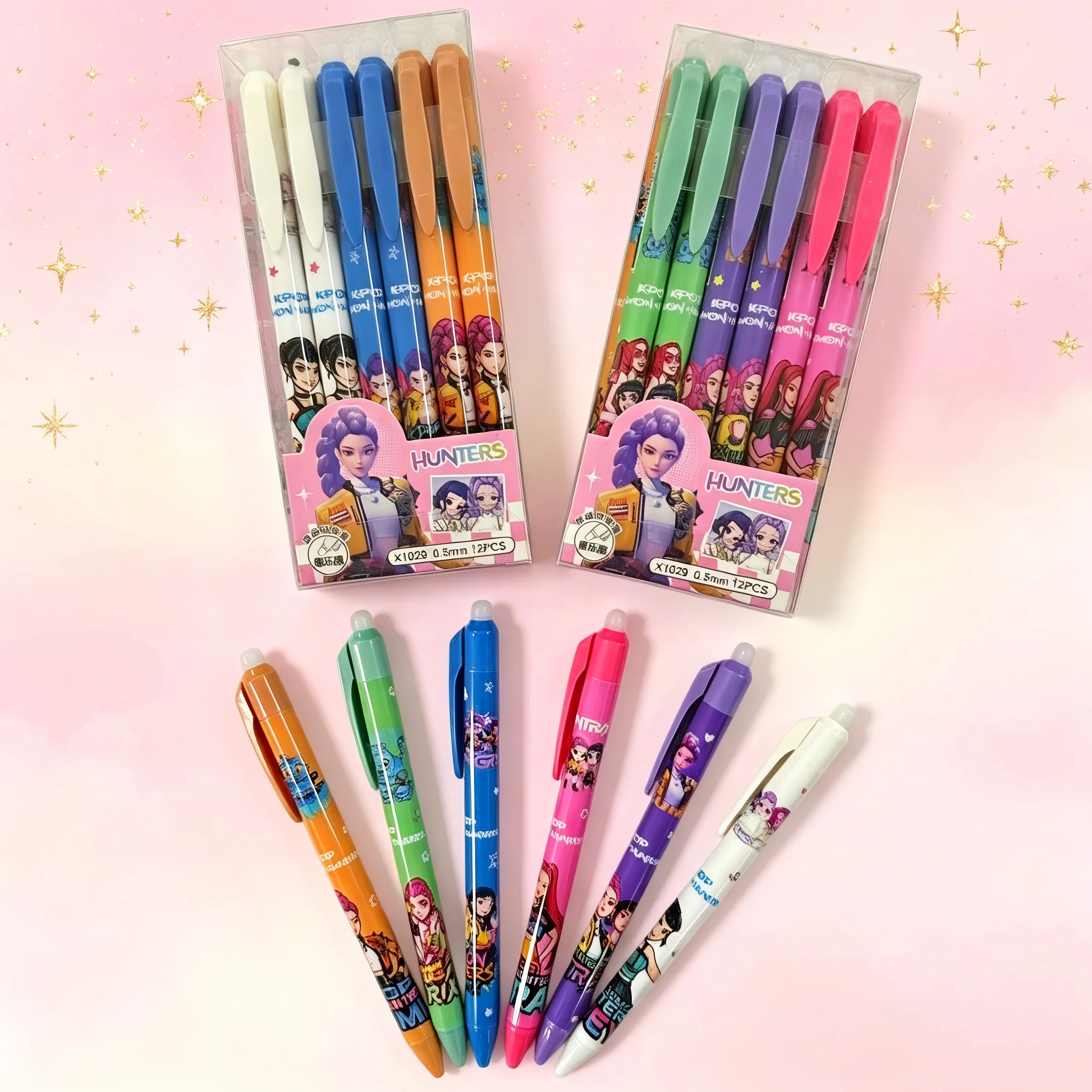 أقلام جل قابلة للمسح بتصميم أن - مراجعة School Supplies وسعره