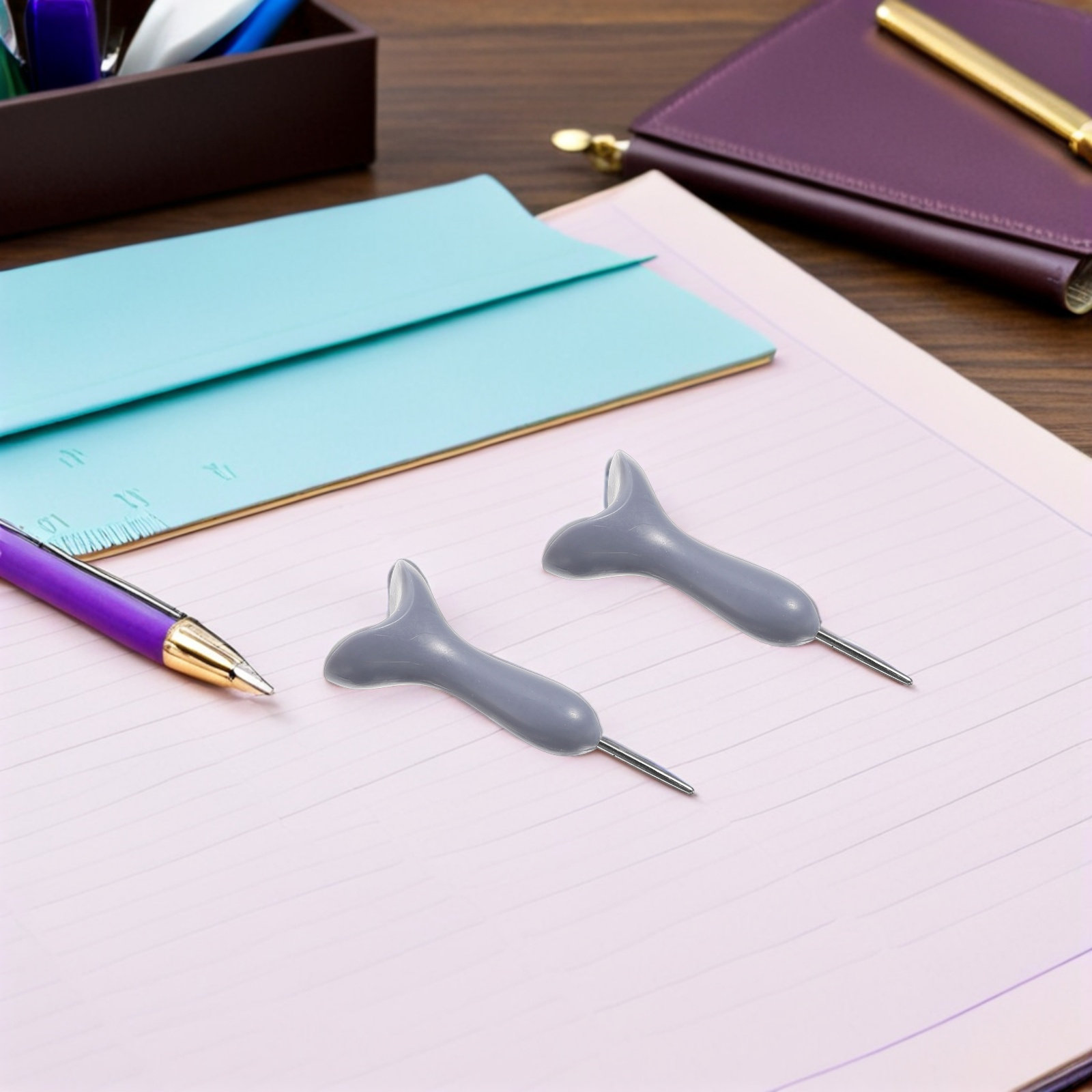 قطعتان من أقلام برايل، لون رما - مراجعة Writing Tools وسعره